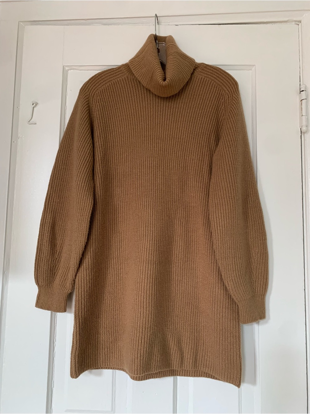 Uniqlo knitted turtleneck sweater mini dress